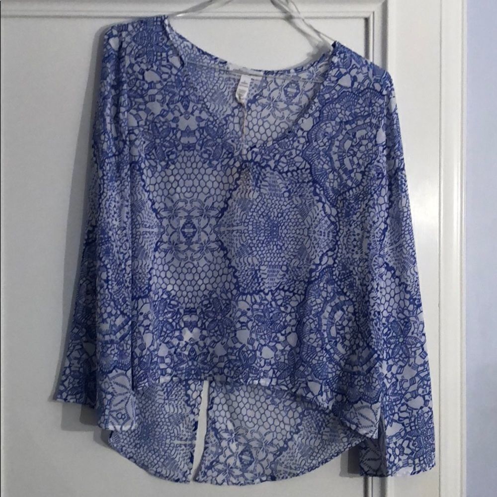 Printed Long Sleeve Shirt